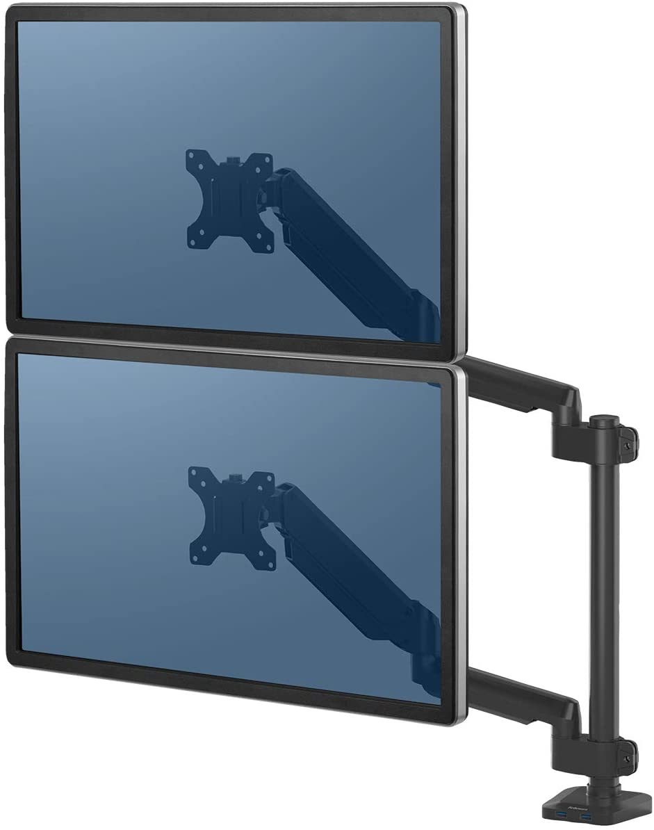 Fellowes Dual Stacking Monitor Arm