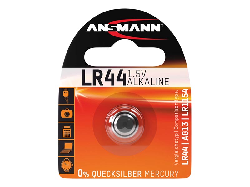 ANSMANN LR44,Non - Rechargeable Batteries,Alkaline Cells in Blister Packs