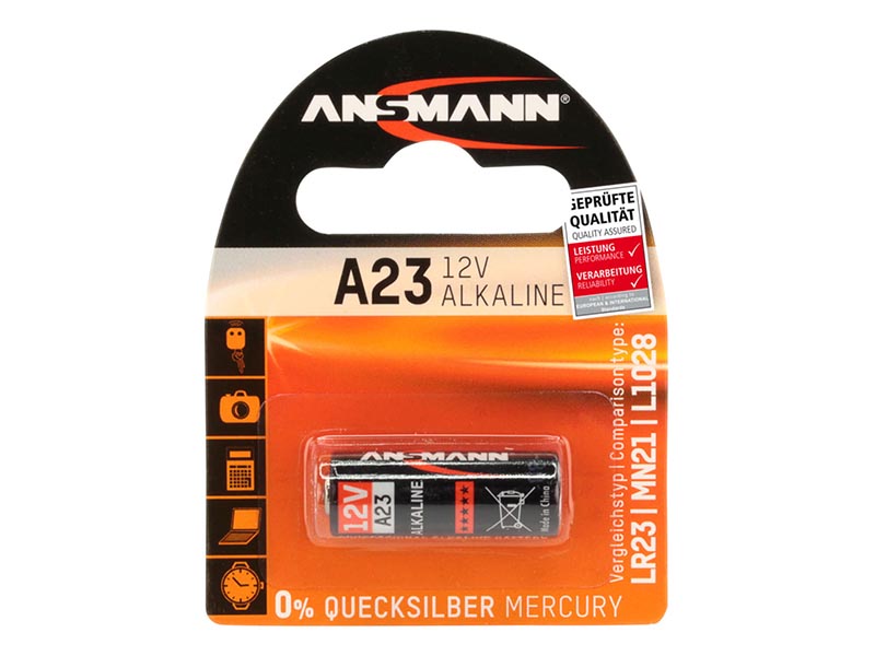 ANSMANN A23,Non - Rechargeable Batteries,Alkaline Cells in Blister Packs