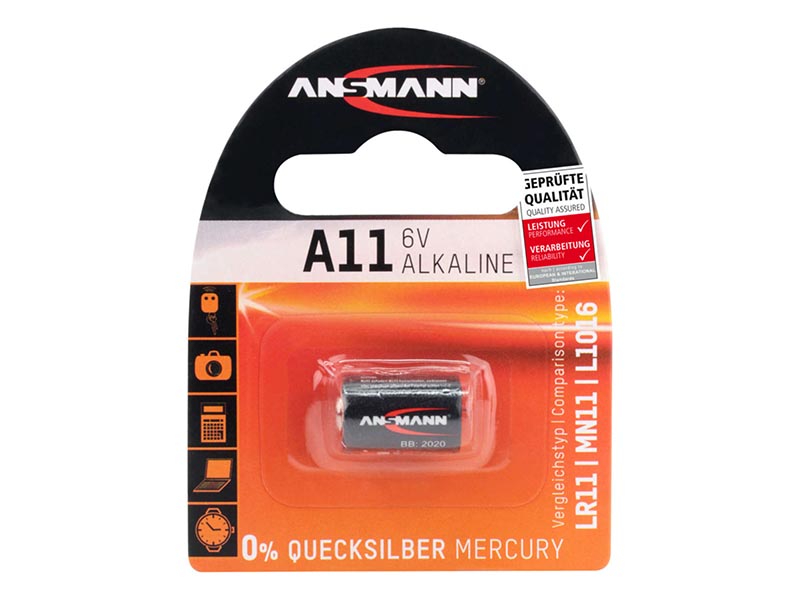 ANSMANN A11,Non - Rechargeable Batteries,Alkaline Cells in Blister Packs