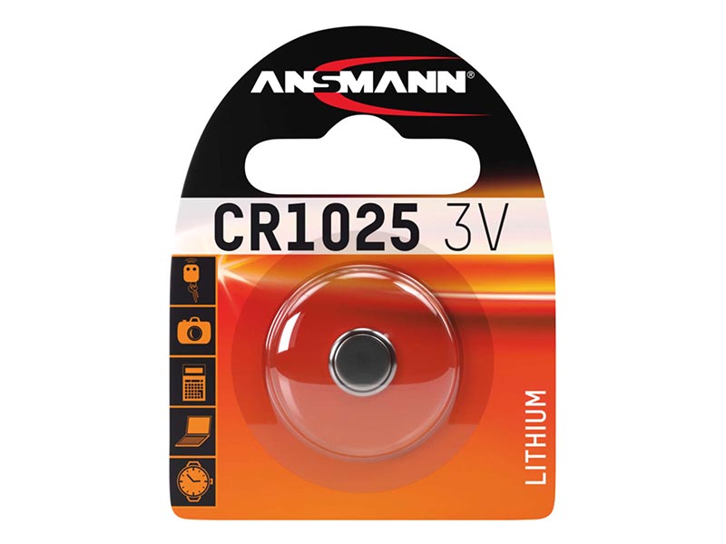 ANSMANN CR 1025,Non - Rechargeable Batteries,Coin Cells in Blister Packs