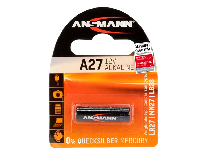 ANSMANN A27,Non - Rechargeable Batteries,Alkaline Cells in Blister Packs