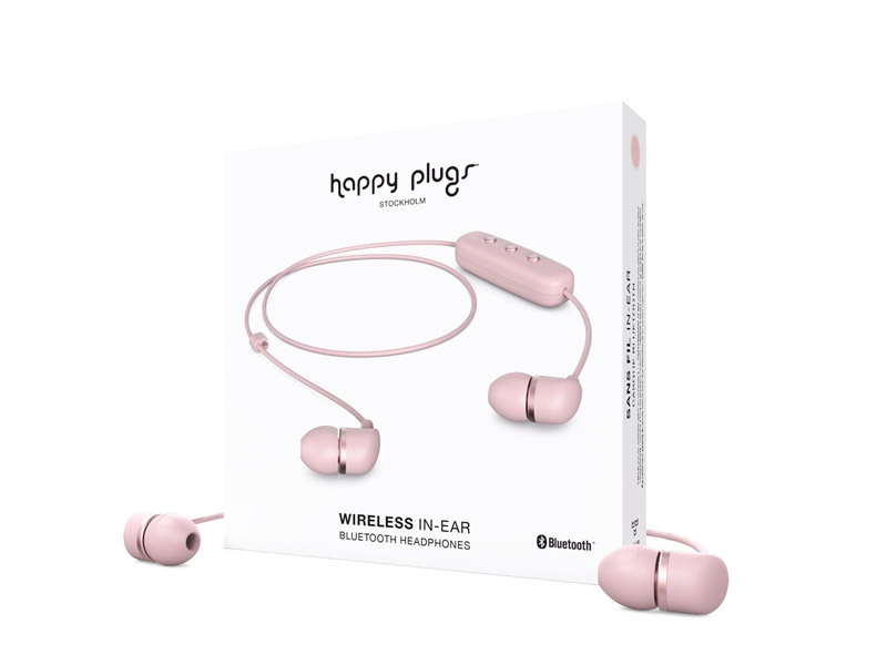 Happy Plugs In-Ear Wireless Blush