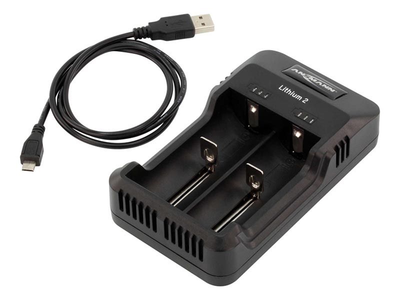ANSMANN Lithium 2 Charger,Li-Ion Rechargeable Charger & Battery