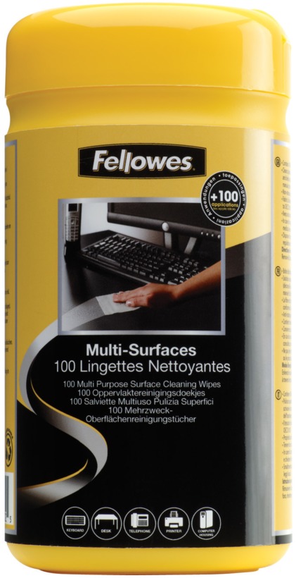 Fellowes MULTI SURFACE CLEANING WIPES