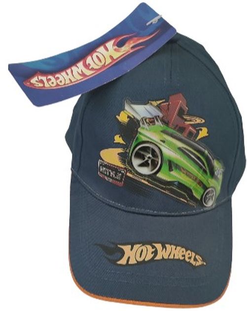 DISNEY HAT HOT WHEELS DARK BLUE/ORANGE