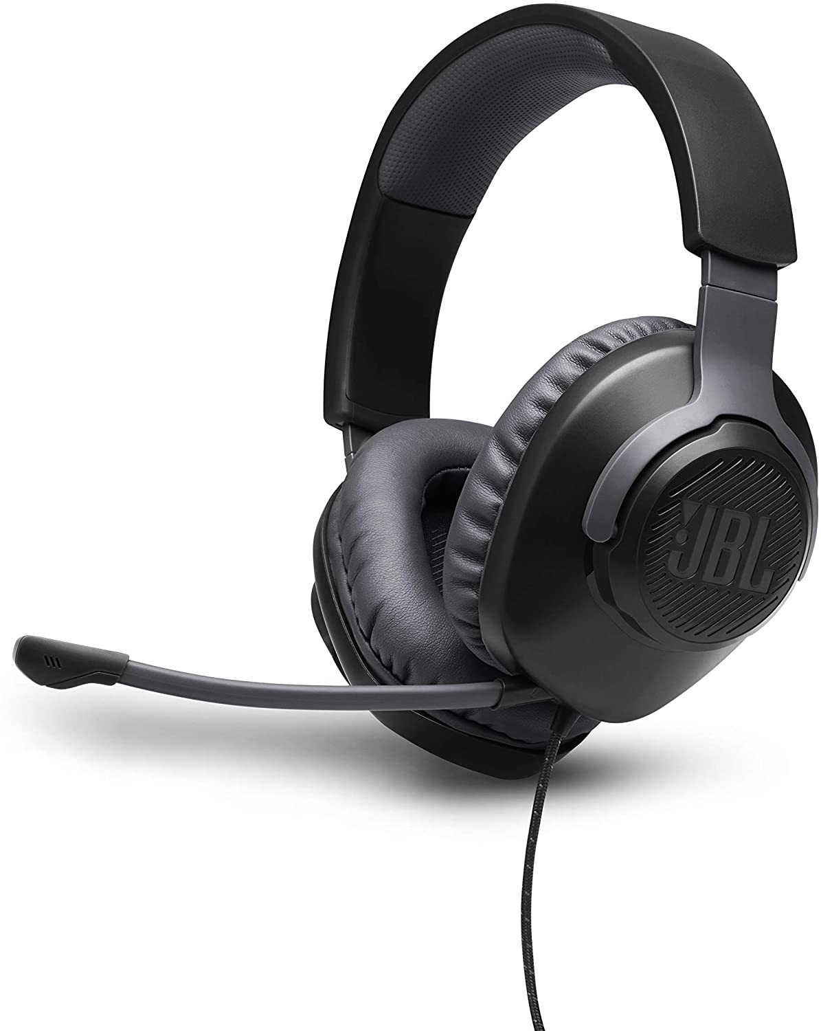 JBL Quantum 100, Over-Ear Wired Gaming Headset (Black)