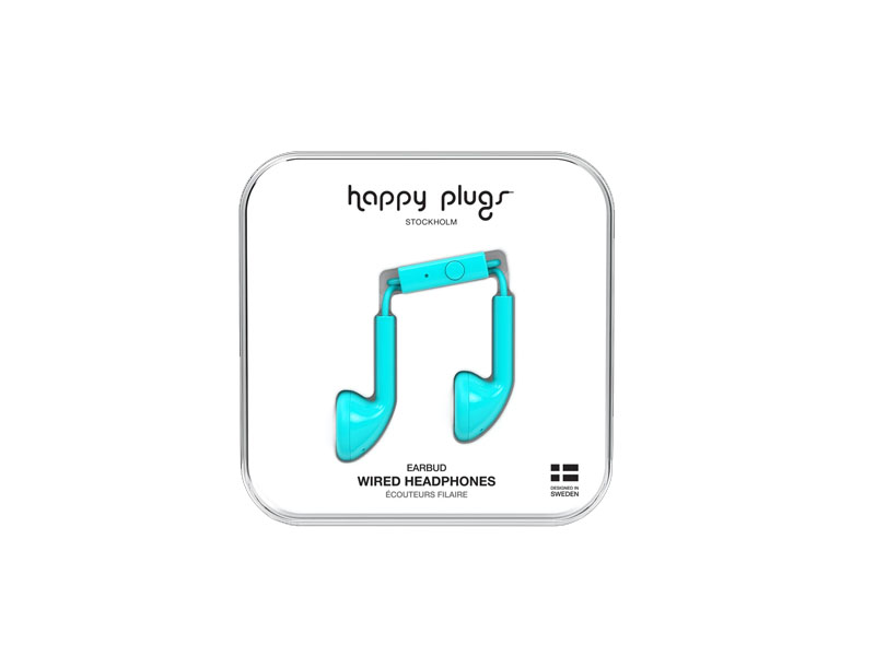 Happy Plugs Earbud Turquiose, Headphones
