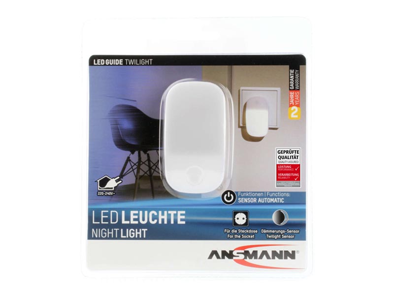 ANSMANN LED Nightlight TWILIGHT - UK, ANSMANN Lighting, Aqualight & Nightlights