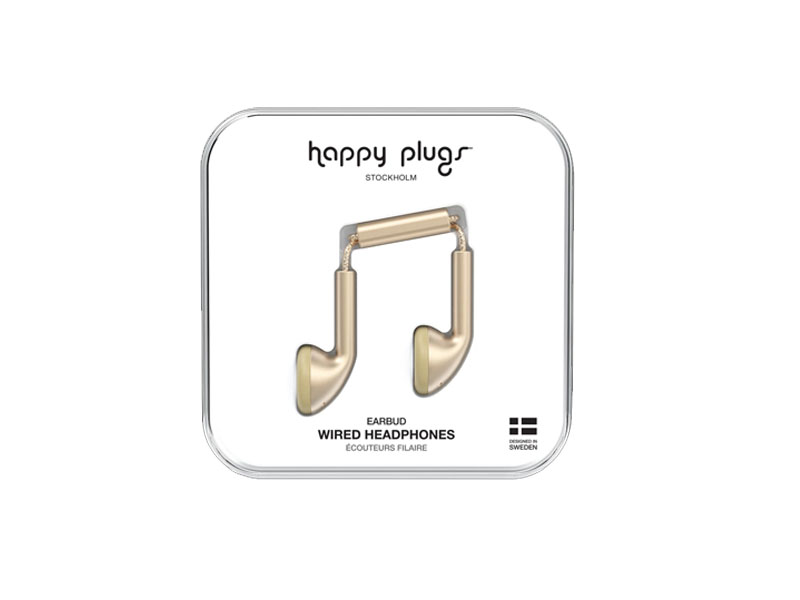 Happy Plugs Earbud Matte Gold