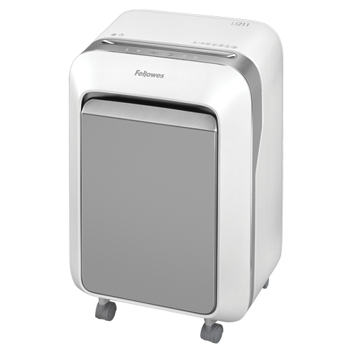 Fellowes POWERSHRED LX211 WHITE SHREDDER (MICRO CUT) 230V EU/UK