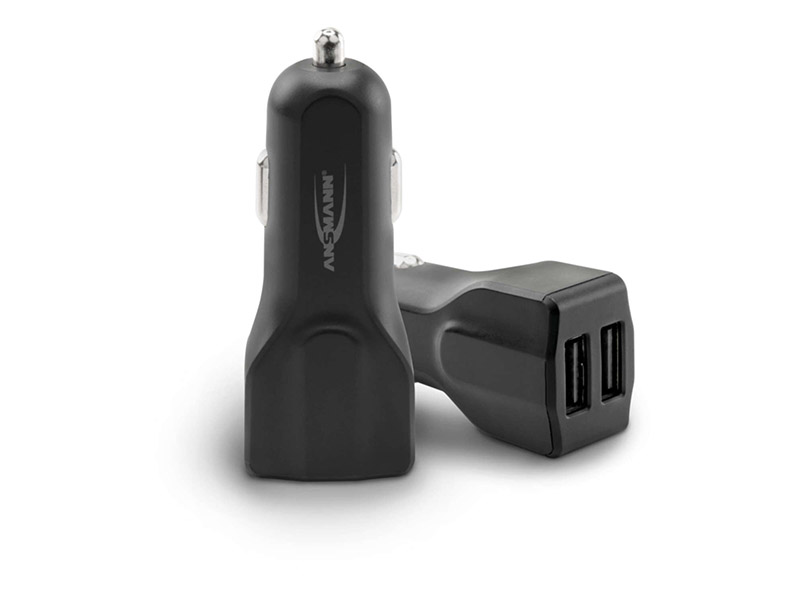 ANSMANN USB Car Charger 4.8A - 2 Port - Smart IC -NEW,Travel Power,USB Car Chargers