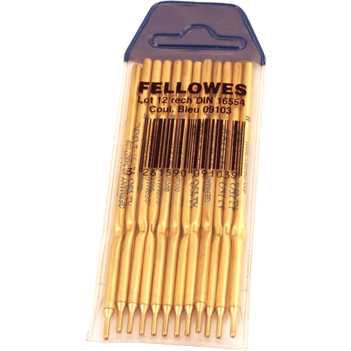 Fellowes PEN REFILLS BLUE 12 PACK