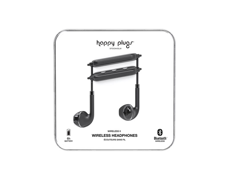 Happy Plugs Wireless II - Black