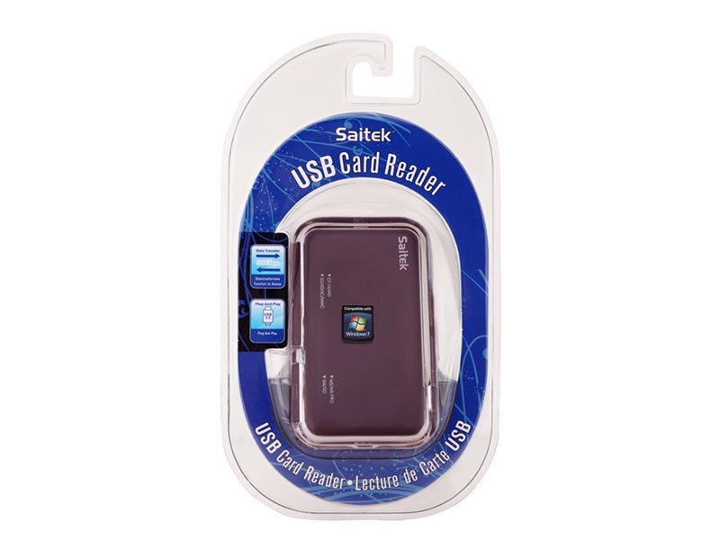 SAITEK UNIVERSAL CARD READER BLACK