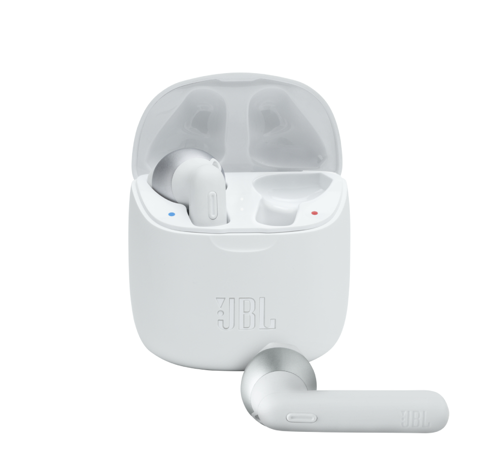 JBL Tune 225TWS, True Wireless Ear-Buds Headphones, (White)