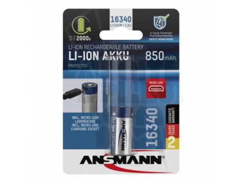 ANSMANN LI-ION AKKU, Rechargeable Battery micro USB
