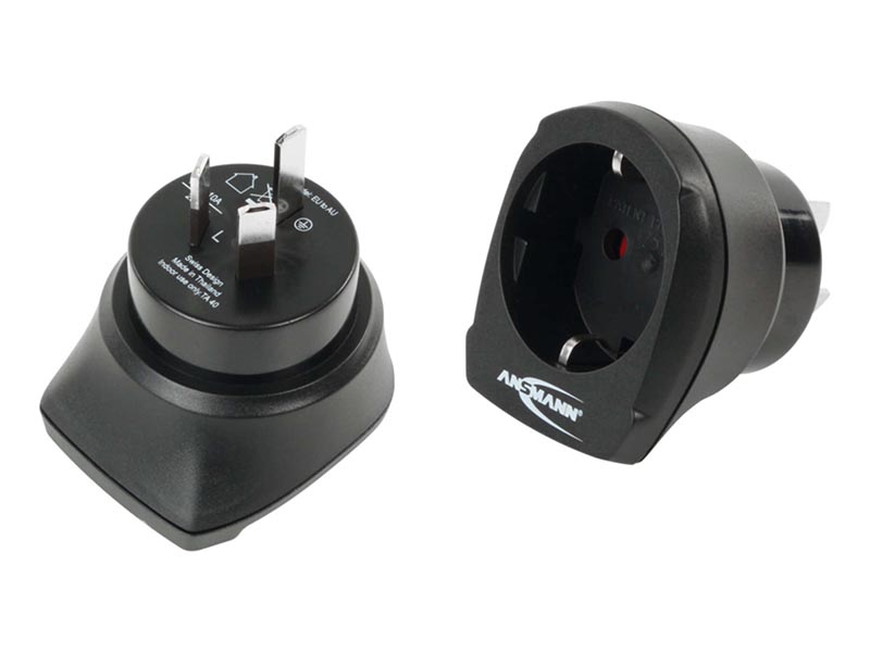 ANSMANN Travel Plug - EU to AU,Travel Power,Travel Adaptors & Accessories