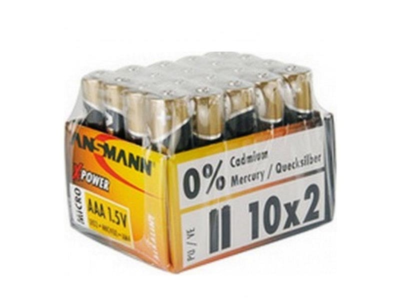 ANSMANN Micro - AAA size - Shrink of 2  - 10 Shrinks per tray, Non - Rechargeable Bat