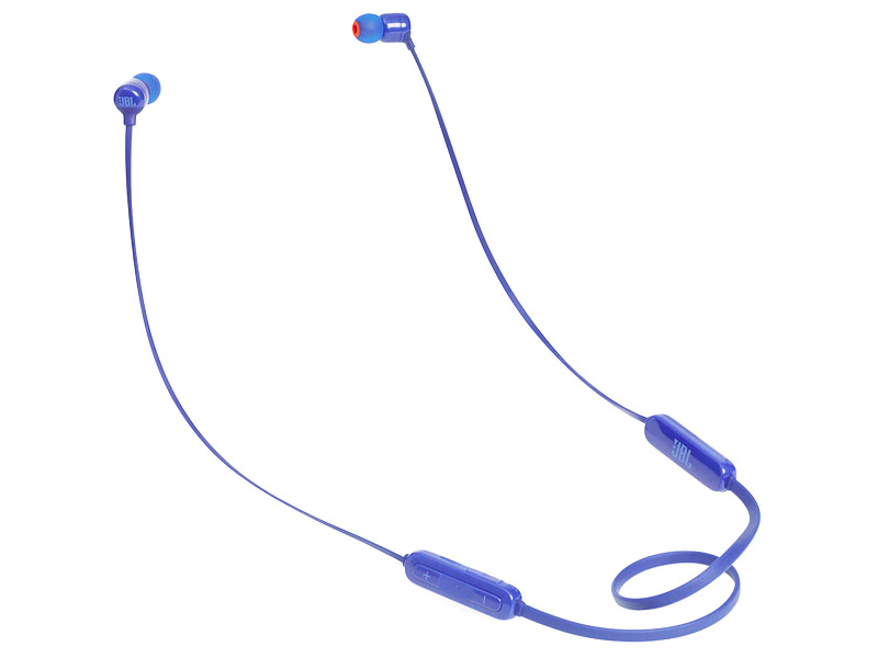 JBL T110BT, InEar Blueth  Headphones 3-button Mic/Remote (Blue)
