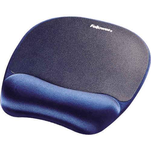 Fellowes MEMORY FOAM MOUSEPAD WRIST SUPPORT SAPPHIRE