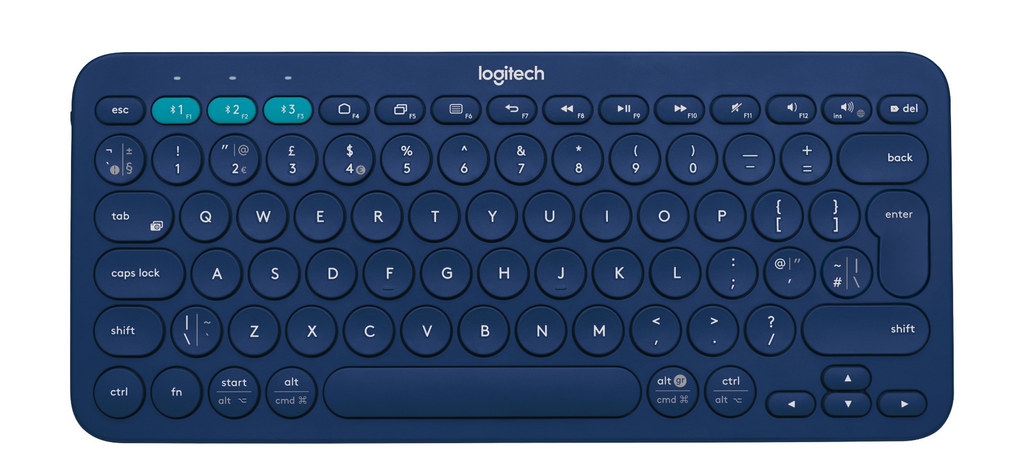 Logitech K380 MULTI-DEVICE BLUETOOTH KEYBOARD BLUE US