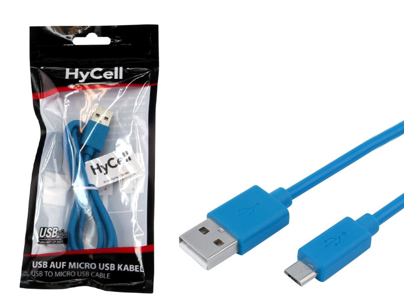 ANSMANN HYCELL USB Cable - USB to Micro USB - Blue,Accessories