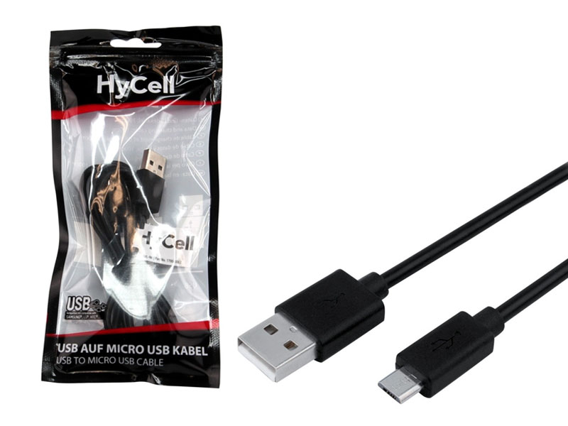 ANSMANN HYCELL USB Cable - USB to Micro USB - Black, Accessories