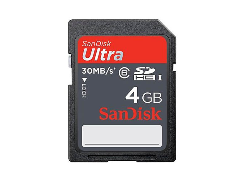 Sandisk  SDHC 4GB 30MB/s Class 6