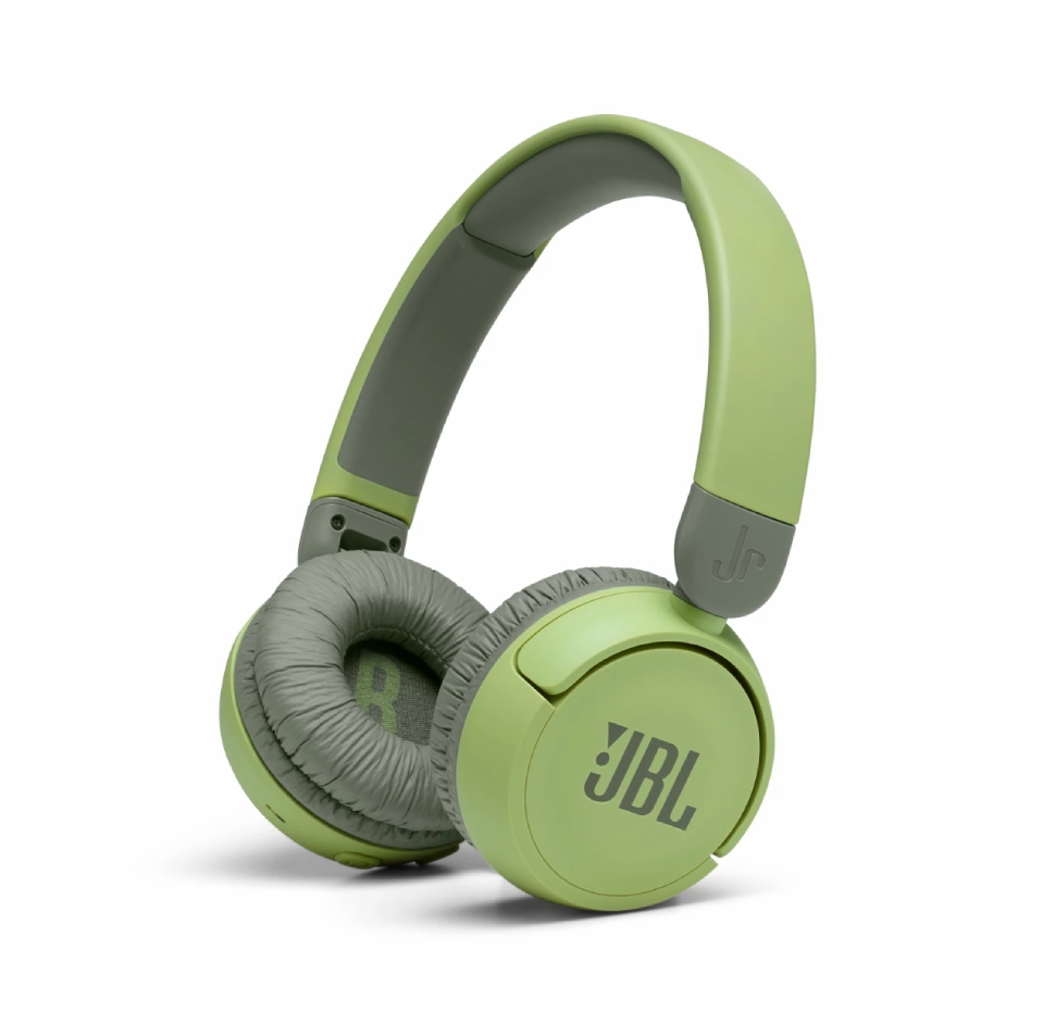 JBL JR310BT, On-Ear Headphones for Kids, Wireless (Green)