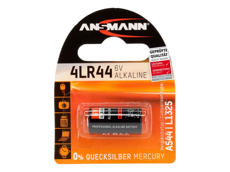 ANSMANN 4LR44,Non - Rechargeable Batteries,Alkaline Cells in Blister Packs